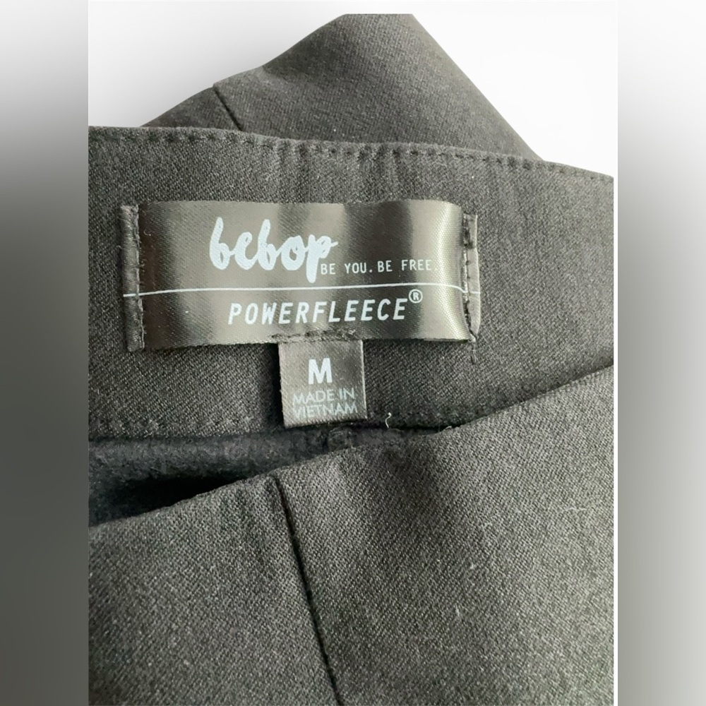 BeBop black PowerFleece pants